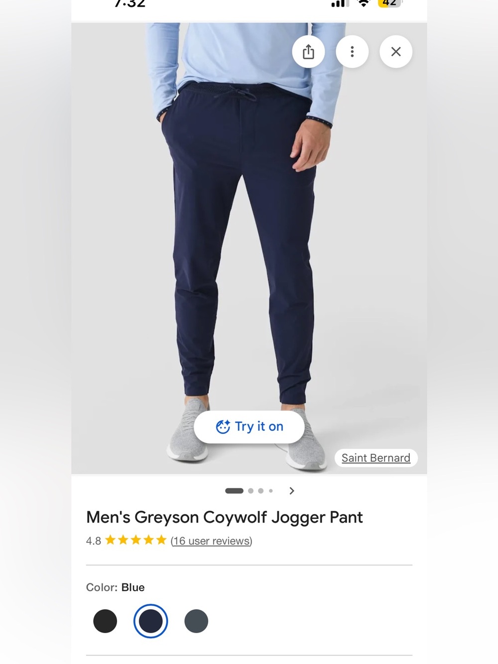 Greyson Men's Jogger Pants - Black